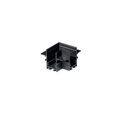 Obrázek pro produkt Příslušenství - úhlová spojka Davinci, černá, pro zapuštěnou lištu Davinci Filo, 6 x 6 x 2,6 cm - FANEUROPE