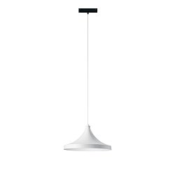 Obrázek pro produkt Závěsné svítidlo systému 48 V - Davinci Cymbal, bílé, LED, 18 W, 1855 lm, 3000 K, 38 x 150 cm - FANEUROPE