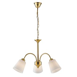 Obrázek pro produkt Závěsné svítidlo 1162, zlaté, 3 x E14, 55,5 x 87 cm - FANEUROPE