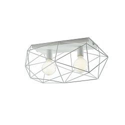 Obrázek pro produkt Stropní svítidlo Abraxas, bílé, 2 x E27, 60 x 30 x 26,5 cm - FANEUROPE