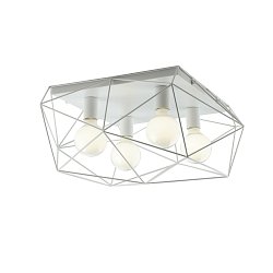 Obrázek pro produkt Stropní svítidlo Abraxas, bílé, 4 x E27, 62 x 51 x 27 cm - FANEUROPE
