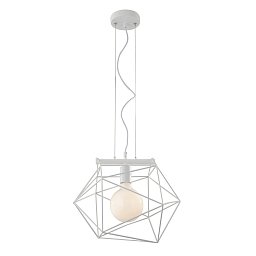 Obrázek pro produkt Závěsné svítidlo Abraxas, bílé, 1 x E27, 40,5 x 29,5 x 150 cm - FANEUROPE