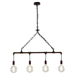 Obrázek pro produkt Závěsné svítidlo Amarcord, rezavé, 4 x E27, 86 x 110 cm - FANEUROPE