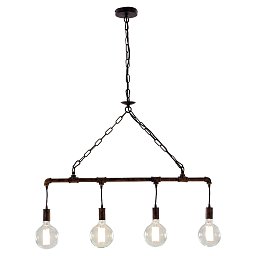 Obrázek pro produkt Závěsné svítidlo Amarcord, rezavé, 4 x E27, 86 x 110 cm - FANEUROPE