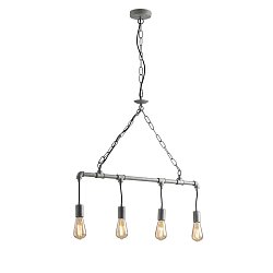 Obrázek pro produkt Závěsné svítidlo Amarcord, pozinkované, 4 x E27, 86 x 110 cm - FANEUROPE