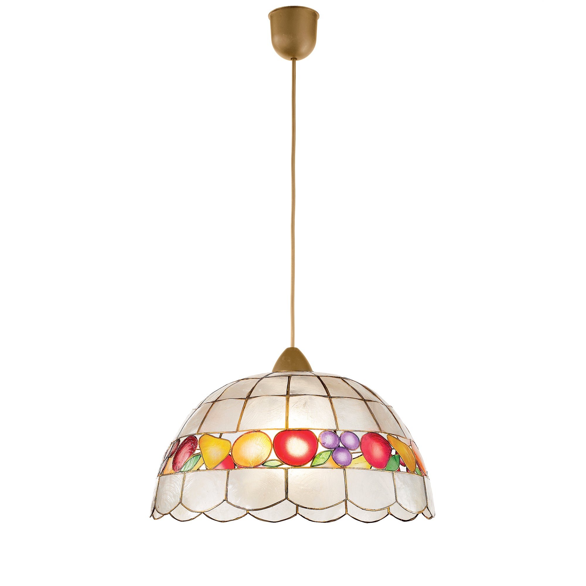 FAN I-ARAGONA-S1 Závěsné svítidlo Aragona, perleťové, 1 x E27, 40 x 120 cm - FANEUROPE