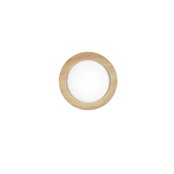 Obrázek pro produkt Stropní LED svítidlo Arka, bílé/dřevo, 23 W, 3300 lm, CCT 3000/4000/6500 K, 40 x 9 cm - FANEUROPE