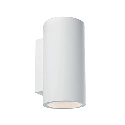 Obrázek pro produkt Nástěnné svítidlo Banjie Tubolare, bílé, 2 x GU10, 12 x 24 cm - FANEUROPE