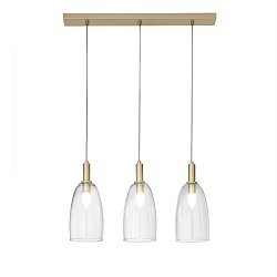 Obrázek pro produkt Závěsné svítidlo Brandy, zlaté, 3xE14, 72 x 14 x 150 cm - FANEUROPE