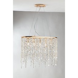 Obrázek pro produkt Závěsné svítidlo Breeze, zlaté, 5xE14, 66,5 x 23,5 x 140 cm - FANEUROPE