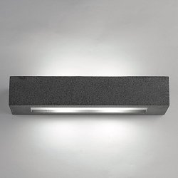 Obrázek pro produkt Nástěnné svítidlo Candida, beton/bílé, 2xE14, 36 x 9 x 7 cm - FANEUROPE