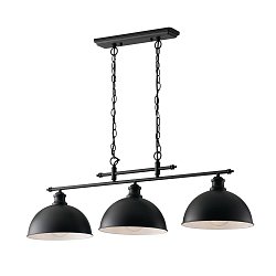 Obrázek pro produkt Závěsné svítidlo Charleston, černé, 3 x E27, 99 x 120 cm - FANEUROPE