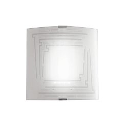 Obrázek pro produkt Nástěnné svítidlo Concept, bílé, 1 x E27, 26 x 7 x 26 cm - FANEUROPE