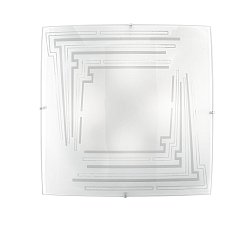Obrázek pro produkt Stropní svítidlo Concept, bílé, 4 x E27, 50 x 10,5 x 50 cm - FANEUROPE