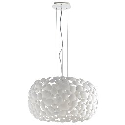 Obrázek pro produkt Závěsné svítidlo Dioniso, bílé, 3 x E27, 48 x 147 cm - FANEUROPE