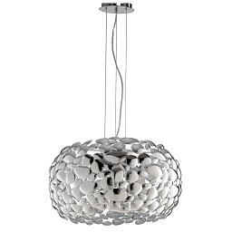 Obrázek pro produkt Závěsné svítidlo Dioniso, chrom, 3 x E27,48 x 147 cm - FANEUROPE