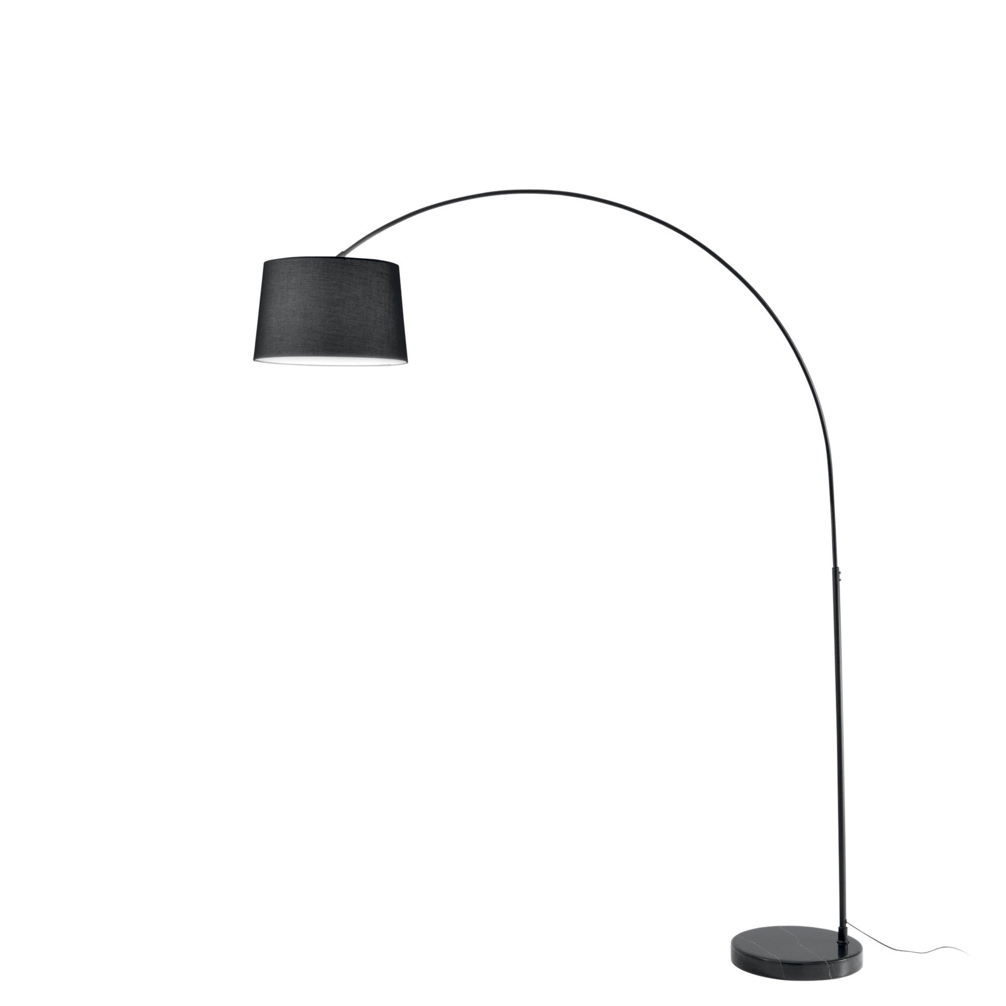 FAN I-DREAM/PT NERO Stojací lampa Piantana Dream, černá, 1 x E27, 152 x 40 x 200 cm - FANEUROPE