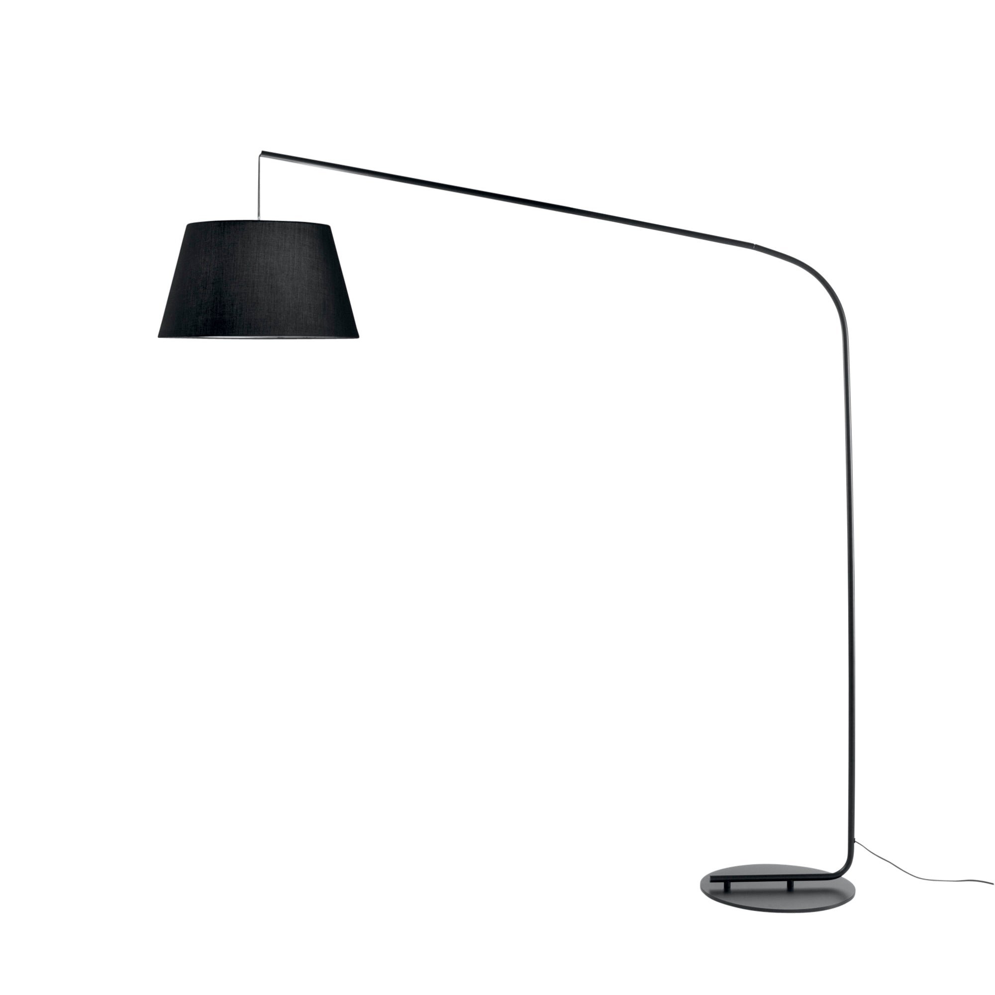 FAN I-ENJOY-PT-NER Stojací lampa Piantana Enjoy, černá, 1 x E27, 150 x 45 x 180 cm - FANEUROPE