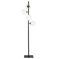 Obrázek pro produkt Stojací lampa Piantana Enoire, černá, 4 x E14, 149,8 x 37,5 x 25 cm - FANEUROPE
