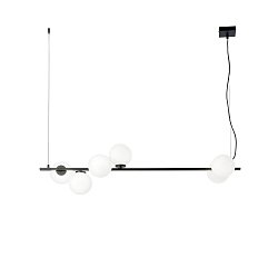 Obrázek pro produkt Závěsné svítidlo Enoire, černé, 6 x E14, 120 x 150 cm - FANEUROPE