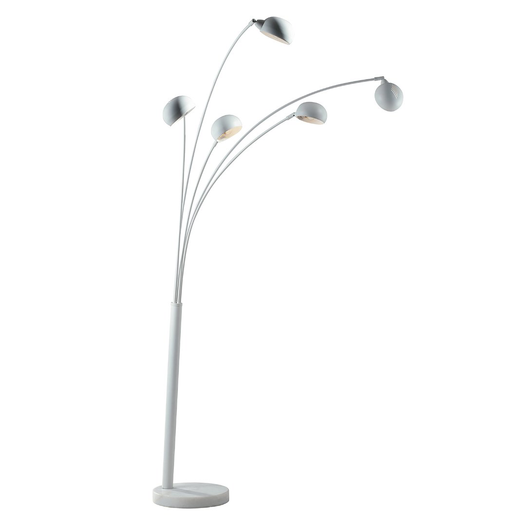 FAN I-ERACLE-PT BCO Stojací lampa Piantana Eracle, bílá, 5 x E14, 108 x 35 x 219 cm - FANEUROPE