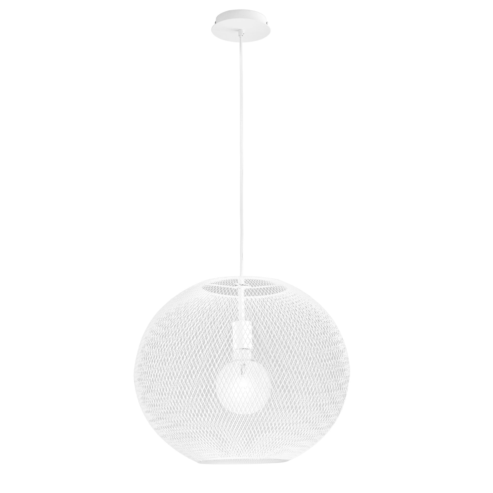 FAN I-ESEDRA-S50 BCO Závěsné svítidlo Esedra, bílé, 1 x E27, 50 x 154 cm - FANEUROPE