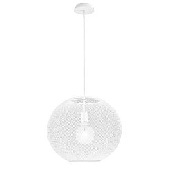 Obrázek pro produkt Závěsné svítidlo Esedra, bílé, 1 x E27, 50 x 154 cm - FANEUROPE