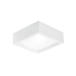 Obrázek pro produkt Stropní svítidlo Gabriel, hranaté, bílé, 2 x E27, 25 x 25 x 8,5 cm - FANEUROPE