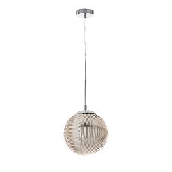 Obrázek pro produkt Závěsné svítidlo Greenwich Sfera, chromové/kouřové, 1 x E27, 25 x 166 cm - FANEUROPE