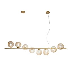 Obrázek pro produkt Závěsné svítidlo Honey, zlaté, 8 x G9, 145 x 33,5 x 165 cm - FANEUROPE