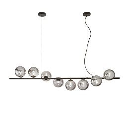 Obrázek pro produkt Závěsné svítidlo Honey, černé, 8 x G9, 145 x 33,5 x 165 cm - FANEUROPE