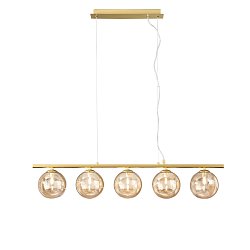 Obrázek pro produkt Závěsné svítidlo Honey, zlaté, 5 x G9, 100 x 15 x 166 cm - FANEUROPE
