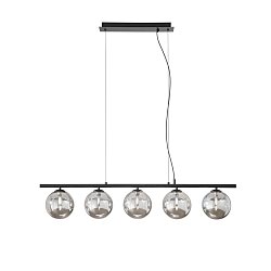 Obrázek pro produkt Závěsné svítidlo Honey, černé, 5 x G9, 100 x 15 x 166 cm - FANEUROPE