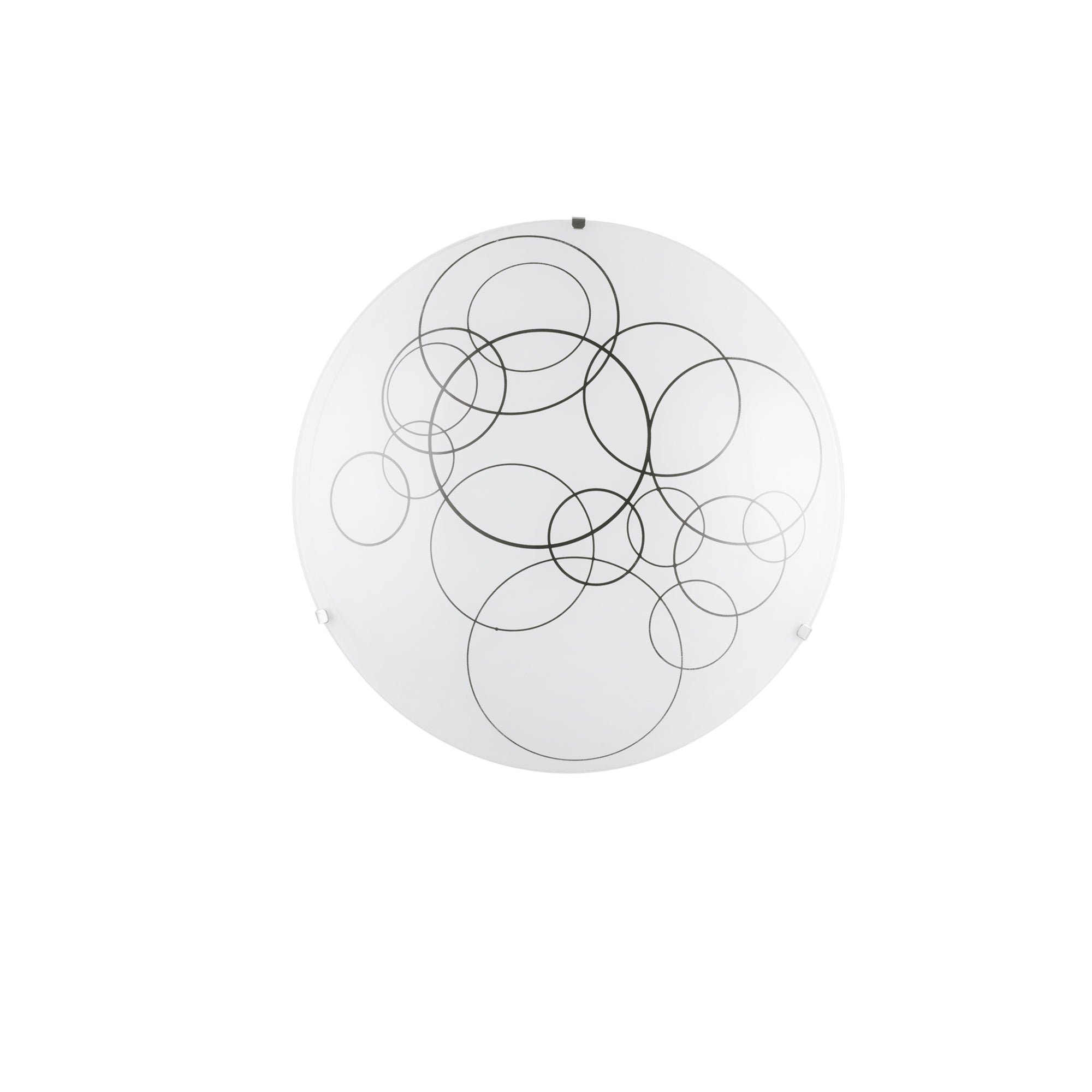 FAN I-KARMA-PL40 Stropní svítidlo Karma, bílé/černé, 3 x E27, 40 x 10,5 cm - FANEUROPE