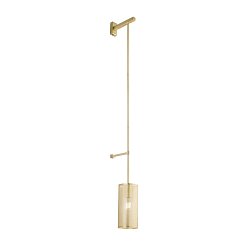 Obrázek pro produkt Nástěnné svítidlo King, zlaté, 1 x E27, 10 x 120 cm - FANEUROPE