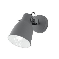 Obrázek pro produkt Nástěnné svítidlo Legend, šedé/niklové, 1 x E27, 12,3 x 22 x 19,5 cm - FANEUROPE
