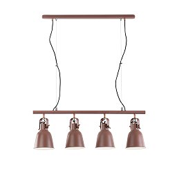 Obrázek pro produkt Závěsné svítidlo Legend, corten/měděné, 4 x E27, 85,5 x 179 cm - FANEUROPE