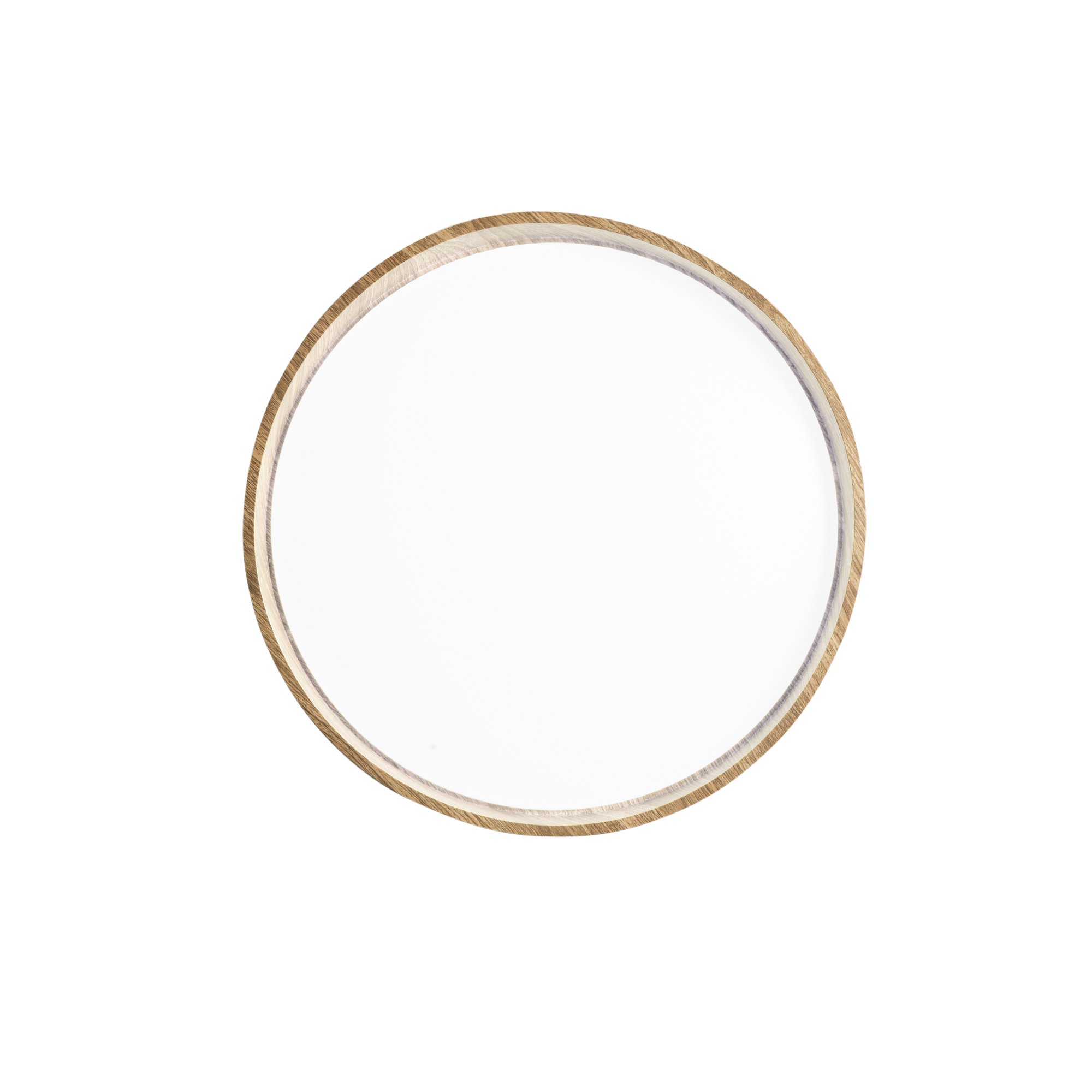 FAN I-MADERA-PL50 Stropní LED svítidlo Madera, dřevo, 38 W, 6000 lm, CCT, 48 x 8,3 cm - FANEUROPE