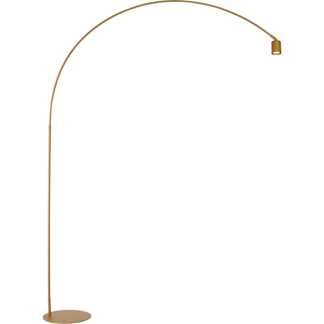 FAN I-MAISON-PT-ORO Stojací lampa Piantana Maison, nastavitelná, zlatá, 1 x GU10, 185 x 35 x 224 cm - FANEUROPE