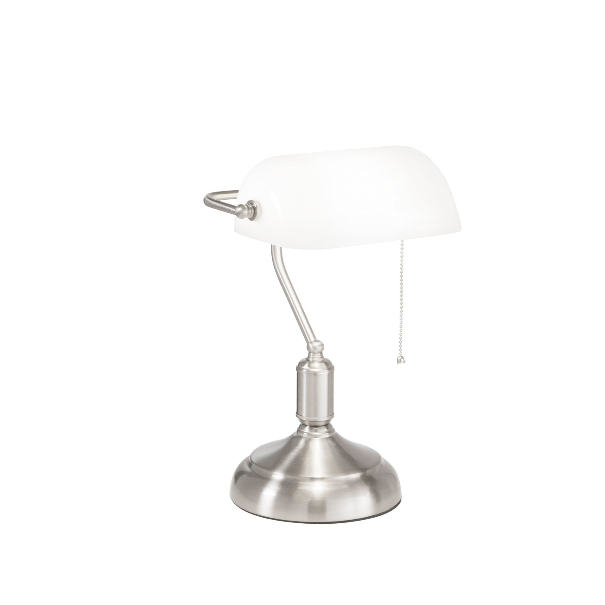 FAN I-MARSHALL-L-BCO Stolní lampa Marshall, bílá, 1 x E27, 26 x 18 x 40 cm - FANEUROPE
