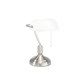 Obrázek pro produkt Stolní lampa Marshall, bílá, 1 x E27, 26 x 18 x 40 cm - FANEUROPE