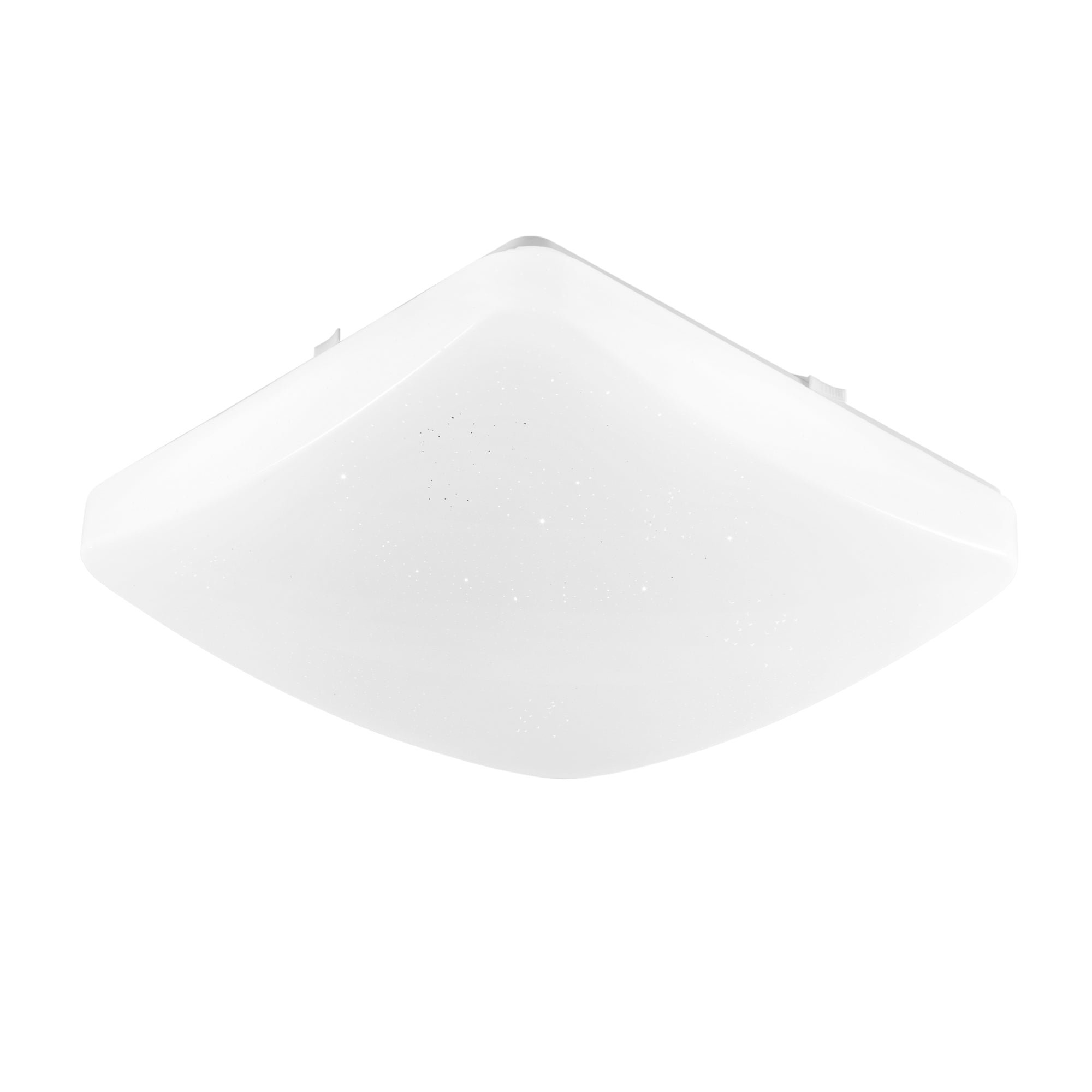 FAN I-MOON-Q38-CCT Koupelnové stropní LED svítidlo Moon hranaté, bílé, 24 W, 3520 lm, CCT, IP44, 36 x 7,5 x 36 cm - FANEUROPE