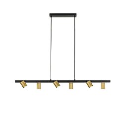 Obrázek pro produkt Závěsné svítidlo NIZZA, černá, 110 x 150 cm - FANEUROPE