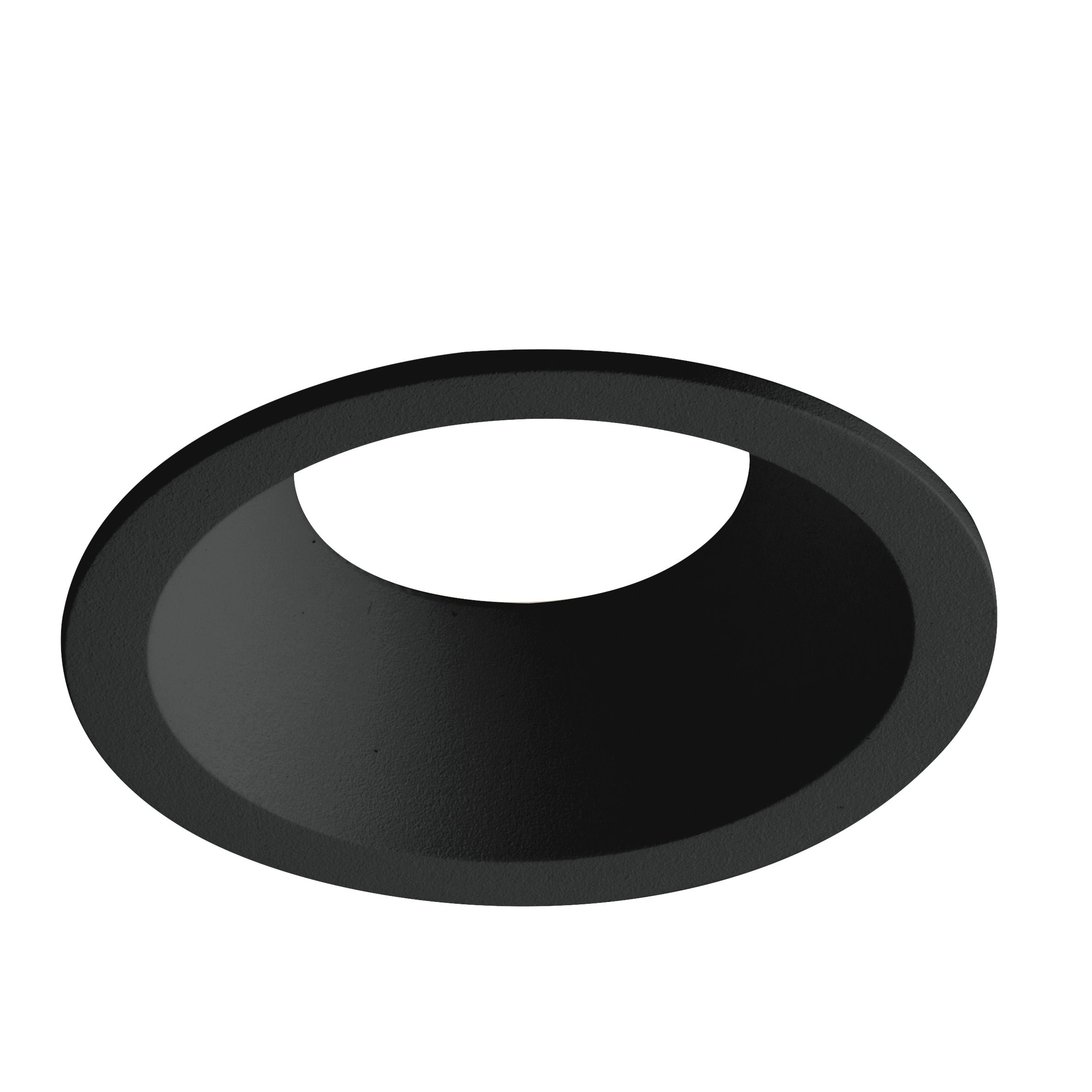FAN INC-AYRIS-R NER Zápustné svítidlo Struttura Ayris, černá, 1 x GU10, 8,5 x 10 cm - FANEUROPE