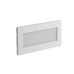 Obrázek pro produkt Zápustné venkovní svítidlo LED Bolt, bílá/nikl/polykarbonát, 5 W, 350 lm, CCT, IP65, 18,1 x 4,7 x 8,1 cm - FANEUROPE