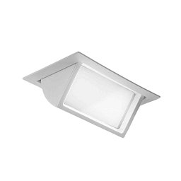 Obrázek pro produkt Zápustné svítidlo LED Lybra, hliník/polykarbonát, bílé, COB 38 W, 4400 lm, CCT, 15 x 24 x 11 cm - FANEUROPE
