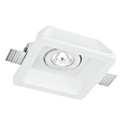 Obrázek pro produkt Zápustné svítidlo Morgana, nastavitelné, bílé, 1 x GU10, 15,5 x 15,5 x 6 cm - FANEUROPE