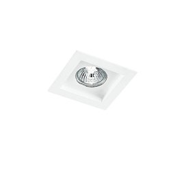Obrázek pro produkt Zápustné svítidlo Phantom, bílé, 1 x GU10, 10 x 10 x 4,9 cm - FANEUROPE