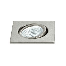 Obrázek pro produkt Zápustné svítidlo LED Polaris, nikl/hliník, 3 W, 300 lm, 4000 K, 6,6 x 6,6 x 5,7 cm - FANEUROPE