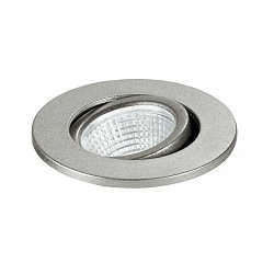 Obrázek pro produkt Zápustné svítidlo LED Polaris, nikl/hliník, 3 W, 300 lm, 4000 K, 6,6 x 6,6 x 5,7 cm - FANEUROPE
